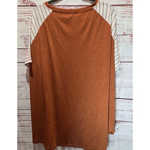 Womens 4XL Orange Hocus Pocus Graphic Raglan Tee Shirt - Picture 5 of 6